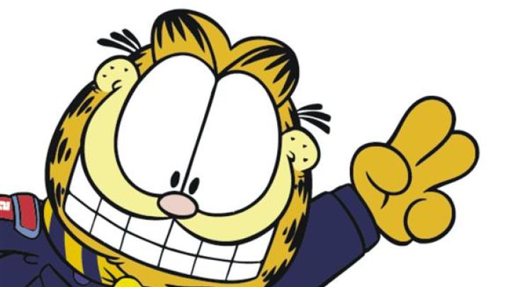 Garfield kat i uniform