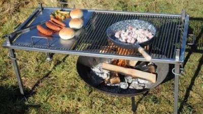 Spejder grill med ben